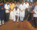 Udupi: Ganesh Karnik lays foundation for asphalting Shirva–B C Road–Gundukallu Road